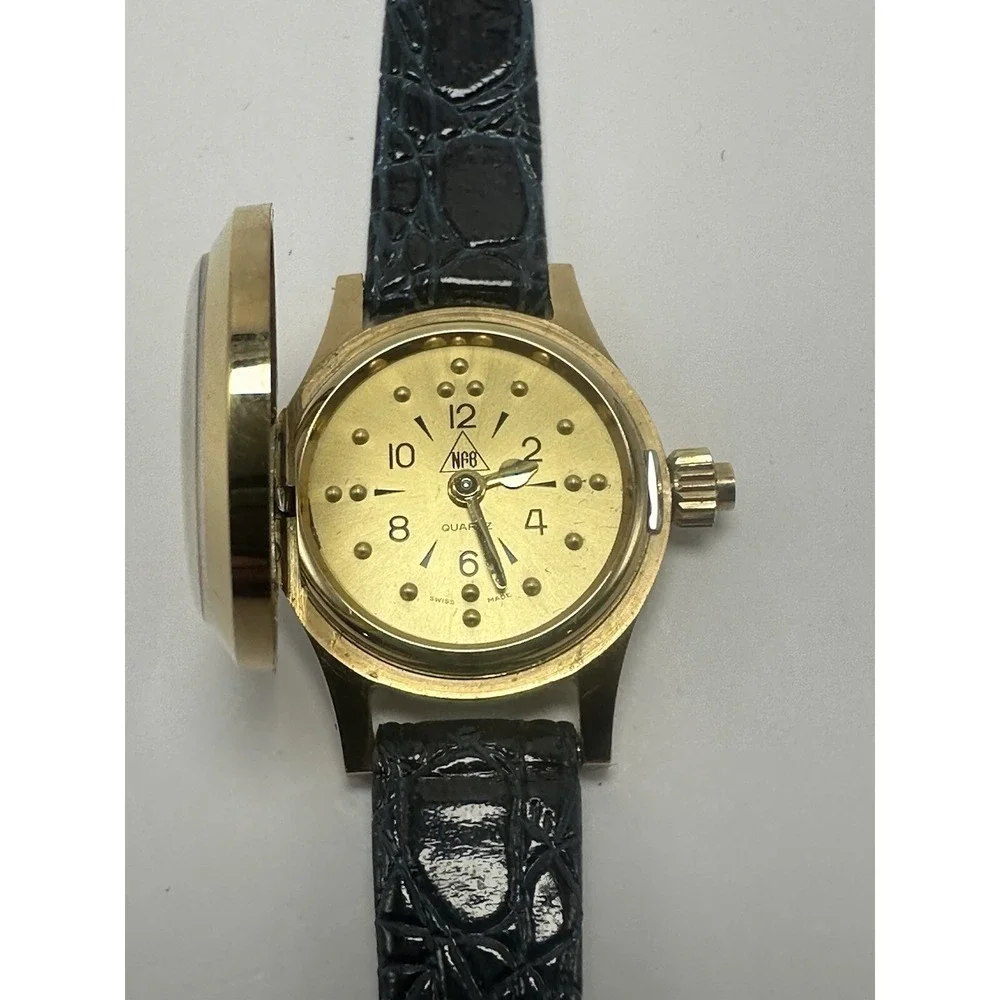 NFB Braille Ladies Watch‎ New Battery Swiss Made 25MM 7